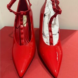 Valentino Glossy Red Heels